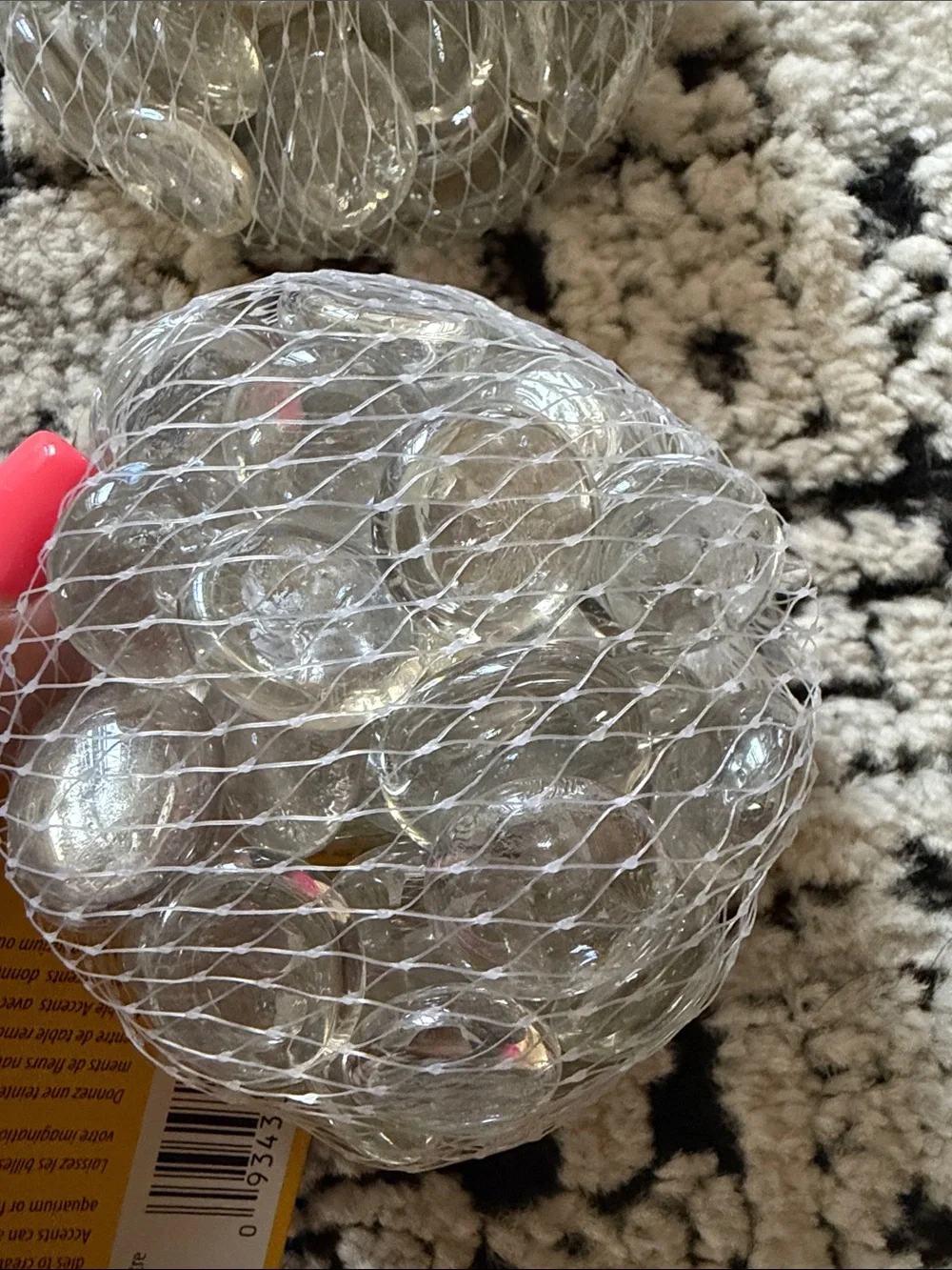 Clear Marble Accents Decorative Glass Marbles